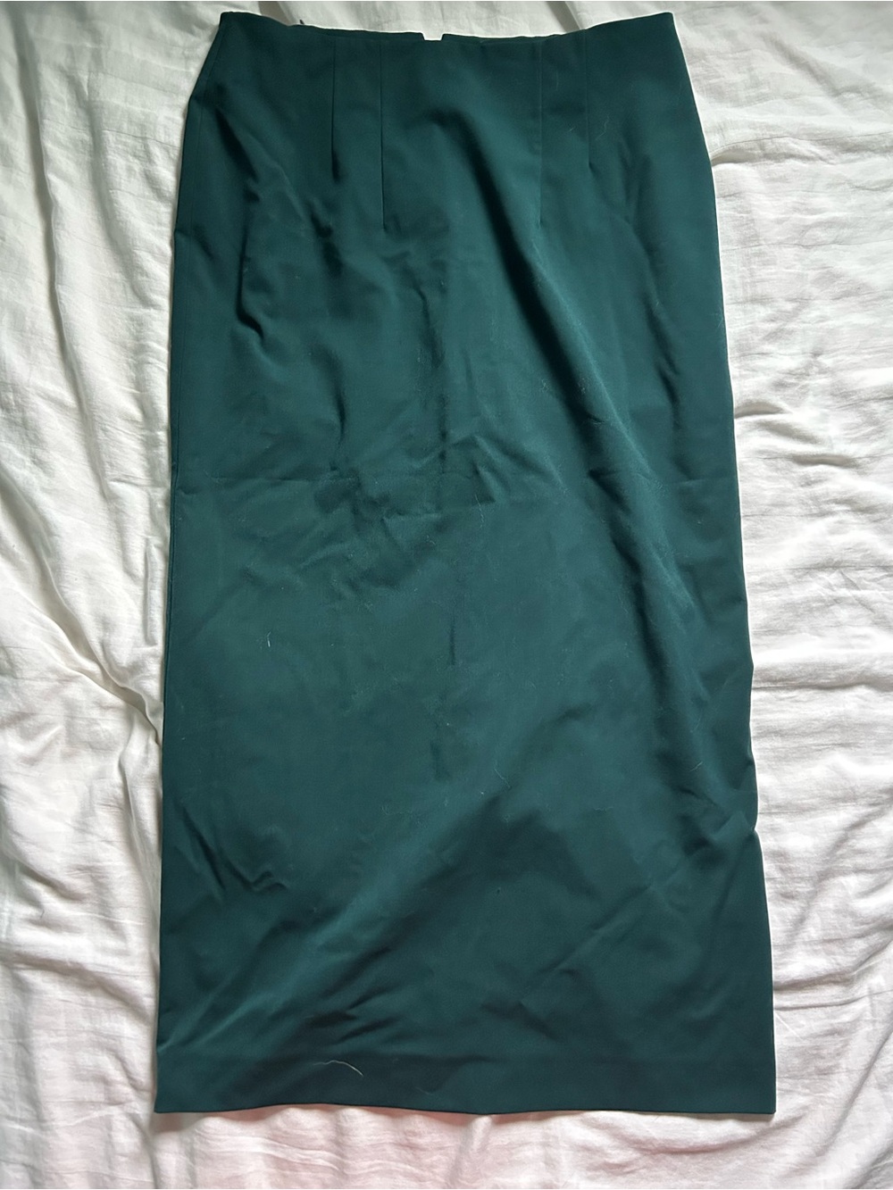 Zara Dark Teal Pencil Skirt